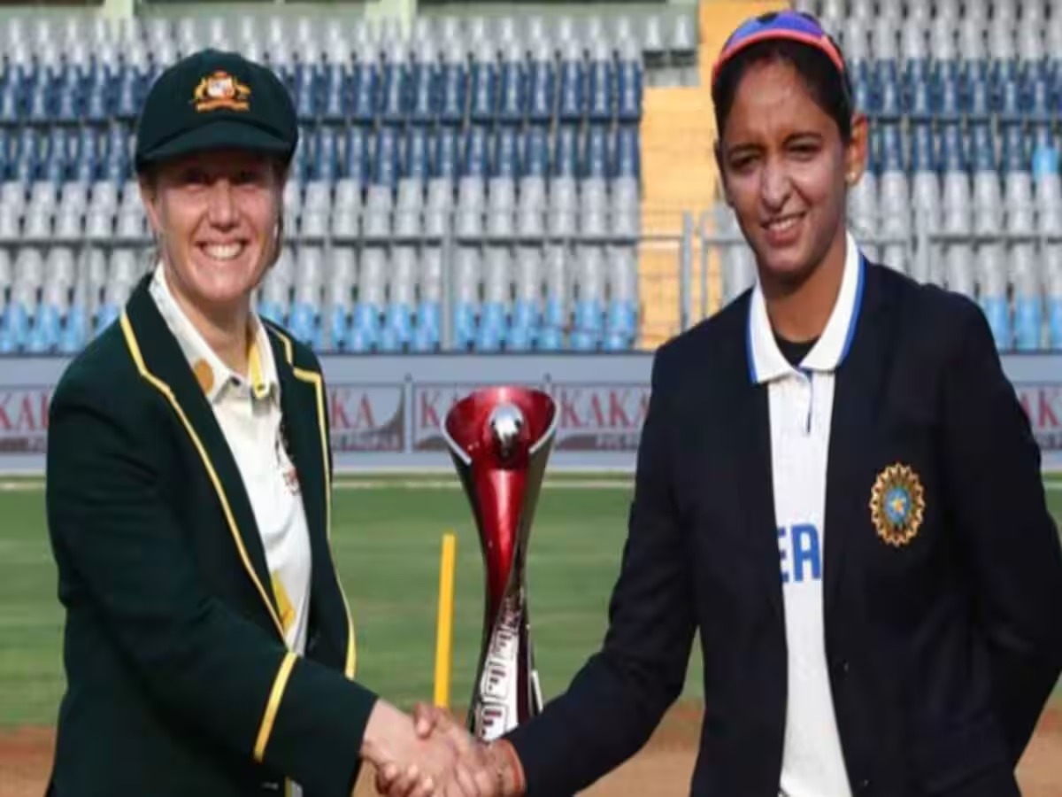 IndW vs AusW Test Match LIVE: मुंबई टेस्ट मैच में भारत ने बनाए 406 रन, ऑस्ट्रेलिया के खिलाफ मिली 187 रनों की बढ़त