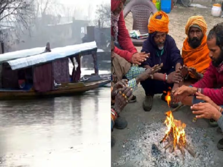 अभी और सितम ढाएगी सर्दी, कश्मीर में जमा डल झील का पानी; यूपी-हरियाणा में कोहरे का अलर्ट