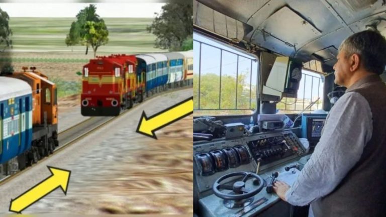 Railway ने ‘कवच सिस्टम’ में हासिल की सफलता- लाल सिग्नल से 30 मीटर पहले रुका इंजन…