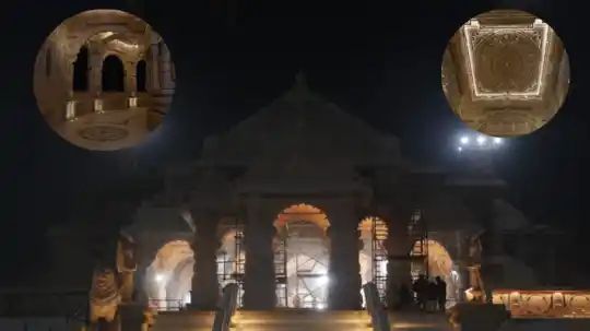 Ayodhya Ram Mandir: रात में कुछ ऐसा दिखता है भव्य राम मंदिर, नजारा देख गदगद हो जाएगा मन