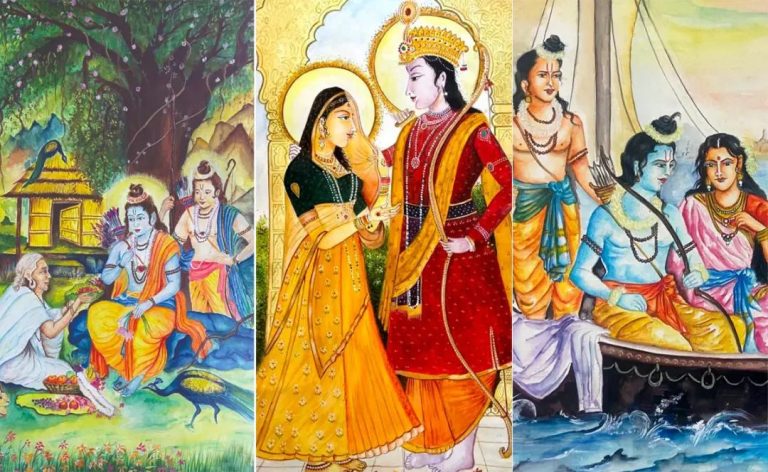 राम गाथा : ‘रंग के साथी’ राम काज करिबे को आतुर , रामायण पर केंद्रित पेंटिंगें बनाईं