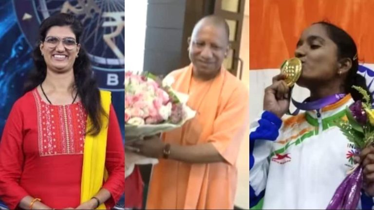 केबीसी की पहली दिव्यांग विनर और गोल्डन गर्ल को CM Yogi से मिला सम्मान, खुश हैं दोनों