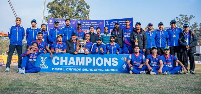 नेपाल ने 3 मैचों की वनडे सीरीज में जबरदस्त जीत हासिल की, कनाडा को बुरी तरह से हराया