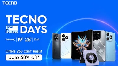 TECNO Days : टेक्‍नो स्‍मार्टफोन्‍स पर बंपर छूट! फोल्‍ड और फ्लिप Rs 10 हजार तक ‘सस्‍ते’, जानें पूरी डिटेल