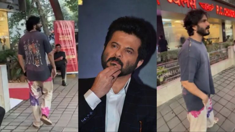 ये क्या हो गया Anil Kapoor के इकलौते बेटे का हाल? बिखरे बाल-फटी टी-शर्ट में घूमता दिखा एक्टर, कैमरा देखते…