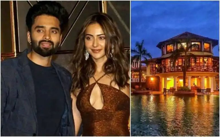 सात फेरे लेने के लिए गोवा पहुंचे Rakul Preet Singh और Jackky Bhagnani, ब्राइड-टू-बी के चेहरे पर साफ़ दिखा प्री-वेडिंग ग्लो