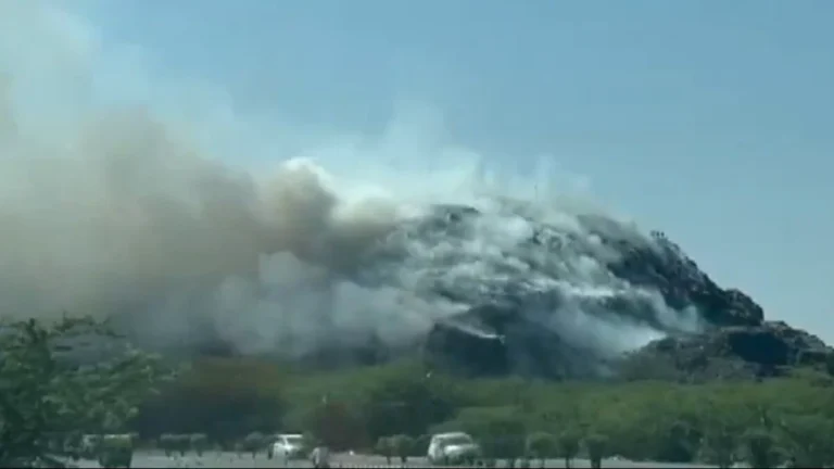 गाजीपुर लैंडफिल साइट की आग अभी बुझी भी नहीं, जलने लगा दिल्ली-NCR में कूड़े का एक और पहाड़