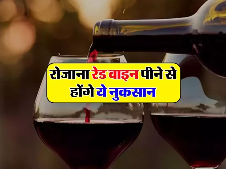 Alcohol: रोजाना रेड वाइन पीने से होंगे ये नुकसान, डेली पीने वाले को भी नहीं जानकारी