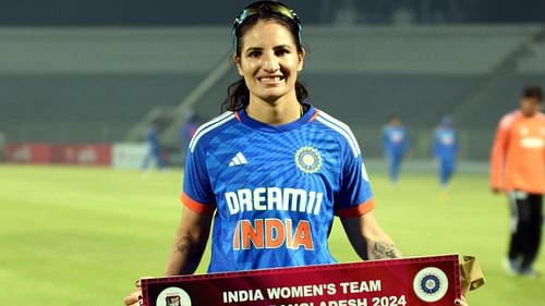 भारतीय महिला टीम की टी20 सीरीज में जीत से शुरुआत, रेणुका सिंह चमकीं