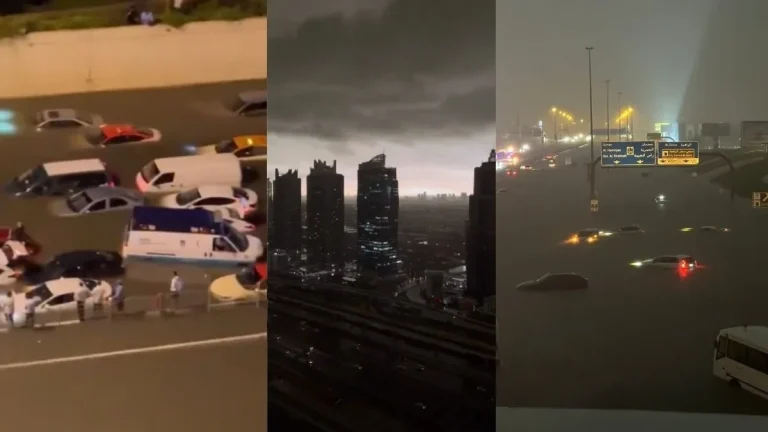 Dubai floods: दुनिया के सबसे ‘अमीर रेगिस्तान’ में बारिश का कहर, दुबई में रूका जिंदगी का पहिया, ओमान में 18 मरे