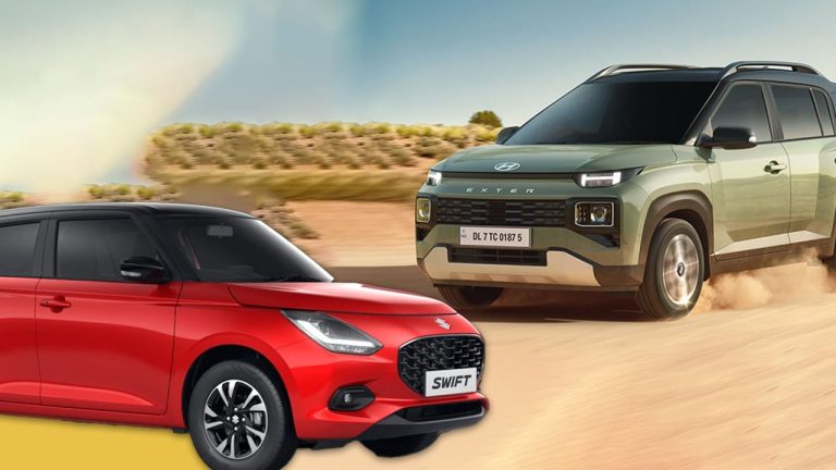 New Swift vs Hyundai Exter: कीमत से सेफ्टी फीचर्स तक, किसे खरीदना फायदे का सौदा?