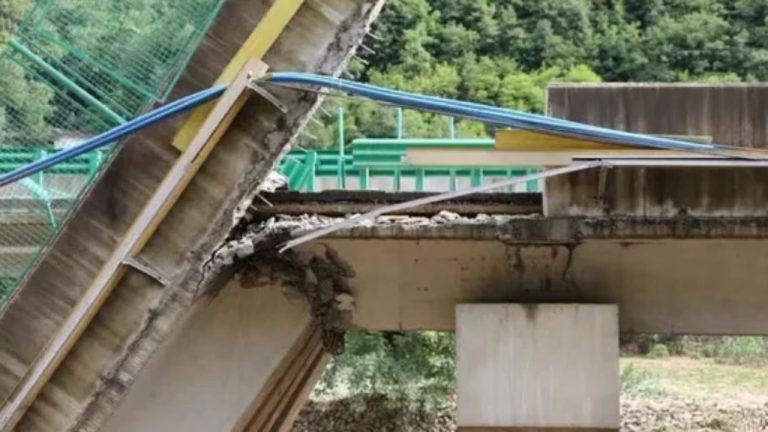 चीन में बारिश ने मचाई तबाही, ढहा पुल, 11 लोगों की मौत