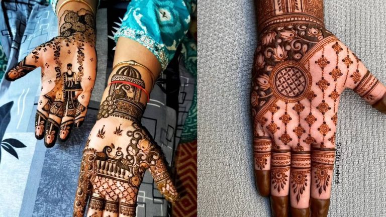 Traditional Mehndi Patterns for Hartalika Teej: लेटेस्ट मेहंदी डिजाइन्स से हाथों की बढ़ाएं खूबसूरती